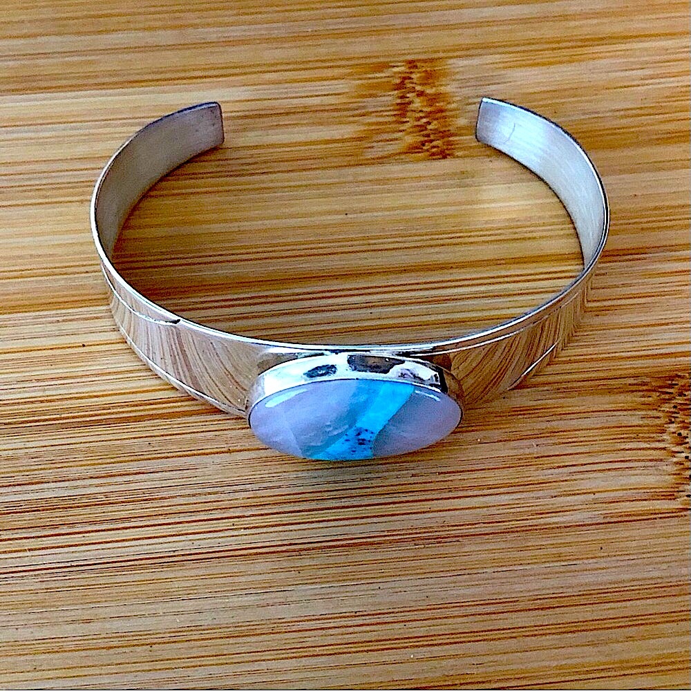 $138 Jay King Sterling Silver Estate Cuff  Marked DRT 925 China - Picture 4 of 9